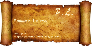 Pammer Laura névjegykártya